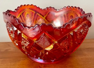 Charming Carnival Glass and Viking Glass Bowl & More