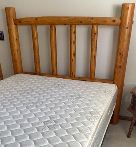 Lovely Queen Sized Log Bed Frame