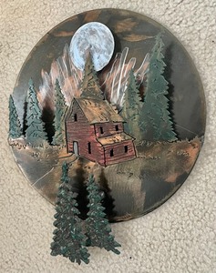 Rustic Metal Northwood Themed Art