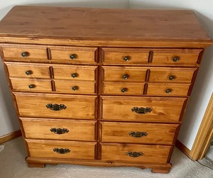 Amazing 10 Drawer Vintage Dresser