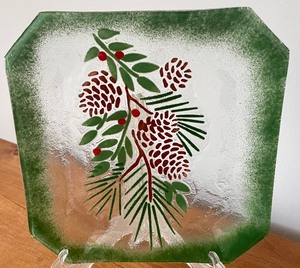 Two Beautiful Plates by Peggy Karr