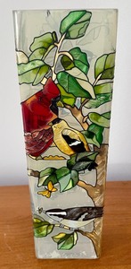 Joan Baker Designs Hand Painted Vase