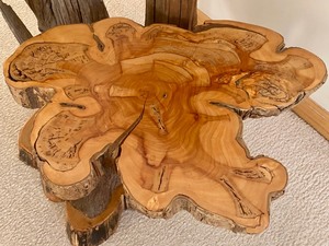 Amazing Live Edge Three Tiered Plant Stand