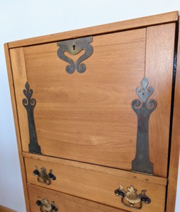 Vintage Petite SecretaryCabinet