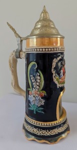 Two Vintage Musical Beer Steins