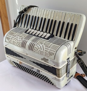Vintage General Accordion with Keyboard