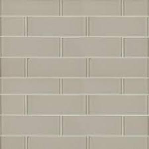 lot 4 image: Snow cap White3 in. x 9 in. x 8 mm Glossy Glass Subway Tile (7.2 sq. ft.)