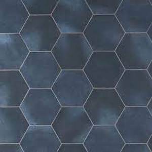 lot 14 image: Alexandria Denim Blue Hexagon 5.5 in. x 6 in. Matte Floor and Wall Porcelain Tile (86 sq. ft.)