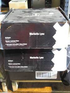 lot 11 image: Marbella Lynx 12 in. x 12 in x 10 mm Polished Marble Mosaic Tile (30 sq. ft.)