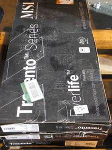 lot 12 image: White Ocean 12 in. x 24 in. Rigid Core Luxury Vinyl Tile Flooring (58.11 sq. ft.)