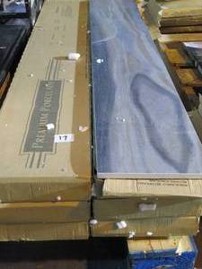 lot 17 image: Dellano Exotic Blue 8 in. x 48 in. Polished Porcelain Floor and Wall Tile (52 sq. ft.)