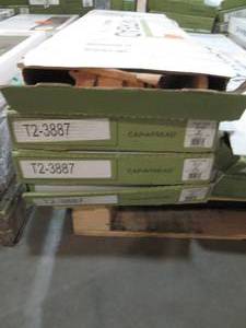 lot 36 image: Alpine Backwoods Oak 47 in. L x 12-18 in. D x 2-316 in. H Vinyl Overlay to Cover Stairs 1-18 in. T to 1-34 in. T (4-pack)
