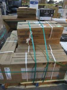lot 71 image: Panda Marble Polished 12 in. x 24 in. Glazed Porcelain Floor and Wall Tile (256.5 sq. ft)