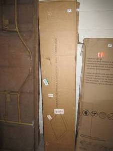 lot 75 image: Instant Foundation Quick Assembly Wood Foundation with Cover 4 in.  - Full - Low Profile Mattress Foundation Replacement Box Spring