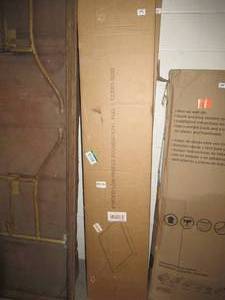 lot 76 image: Instant Foundation Quick Assembly Wood Foundation with Cover 4 in.  - Full - Low Profile Mattress Foundation Replacement Box Spring