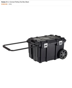 lot 8 image: Husky 26 in. Rolling Connect Toolbox, 24 in. Toolbox & 22 in. Mobile Connect Tool Box. See Pictures