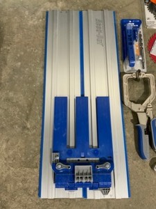 lot 48 image: Assorted Kreg, Diablo, Bosch & More Brands of Saw Blades, Jigs, Sand Paper & More Various Conditions. See Pictures