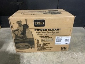 lot 59 image: Toro Power Clear 518 ZE 18 in. Single-Stage Gas Snow Blower. See Pictures