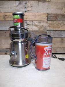 lot 1 image: Breville - the Juice Fountain Cold XL Juicer - Brushed Stainless Steel