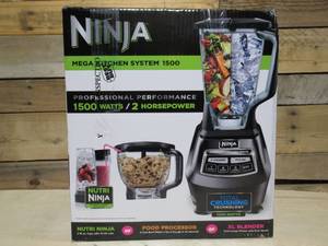lot 13 image: Ninja - Mega Kitchen System 72-Oz. Blender - Black