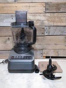 lot 19 image: Ninja - Professional Food Processor, 1000 Peak Watts, 9-Cup Capacity, Auto-iQ Preset Programs - Silver