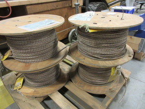 lot 804 image: PALLET OF TELE COMMUNICATIONS WIRE