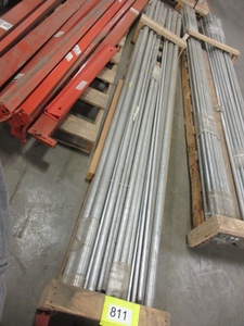 lot 811 image: A PALLET OF NEW GALVANIZED CONDUIT