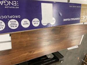 lot 120 image: 356 SF of Premium Easy Install Waterproof LVP Flooring - Sheldon Oak