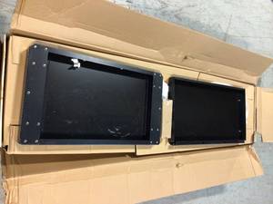 lot 38 image: Ready-to-Assemble 24-Gauge Steel Freestanding Garage Cabinet in Black (30 in. W x 72 in. H x 18 in. D) by Husky Customer Returns See Pictures