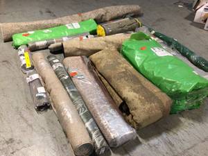 lot 39 image: Lot of Assorted Mixed Rugs Various Sizes and Conditions See Pictures