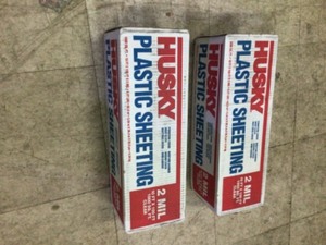 HUSKY 10 ft. x 100 ft. Clear 2 mil. Plastic Sheeting