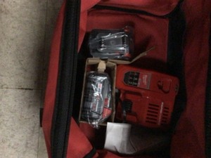 Milwaukee M18 18-Volt Lithium-Ion XC Starter Kit with (2) 5.0Ah Batteries, Charger & Contractor Bag