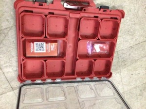 Milwaukee PACKOUT 11-Compartment Low-Profile Impact Resistant Portable Small Parts Organizer