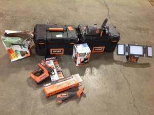 lot 3 image: Large Lot of Ridgid Tools various models and conditions  customer returns review pictures