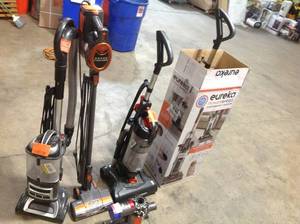 lot 13 image: Lot of Assorted Vacuums various brands models and conditions used open box Customer Returns See Pictures