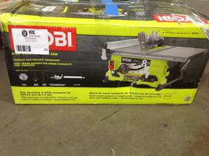 lot 23 image: Ryobi 10 in. 15 Amp Table Saw-RTS10NS open box customer returns see pictures