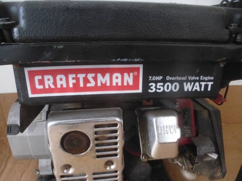 Craftsmen 3500 Generator