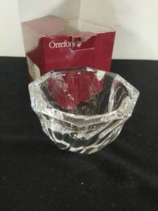 lot 65 image: Orrefors Crystal Bowl