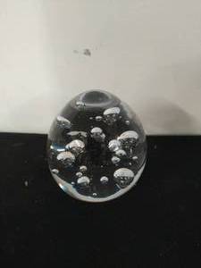 lot 79 image: Clear Glass Paperweight