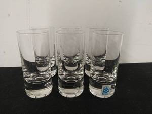 lot 22 image: Set of Six Mid-Century Modern Shot Glasses by Kat.Huta