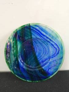 lot 116 image: Handblown Glass Plate