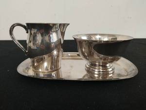 lot 140 image: Three Paul Reever Reproduction Silverplate Items