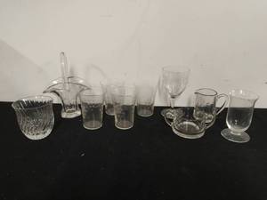 lot 159 image: Collection of Vintage Glassware and Dansk Finland Candle Holder