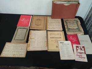 lot 177 image: Collection of Sheet Music