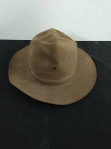 lot 192 image: West Point Cadet Cavalry Stetson Hat