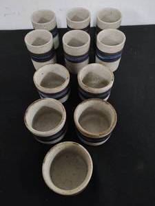 lot 38 image: Collection of Japanese Stoneware Cups