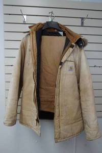 lot 3 image: Carhartt coat and bibs