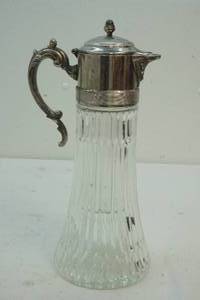 lot 11 image: antique glass coffee server