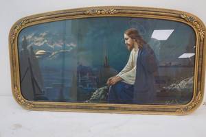 lot 107 image: vintage art deco lithograph