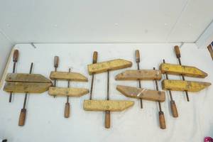 lot 142 image: wood clamps
